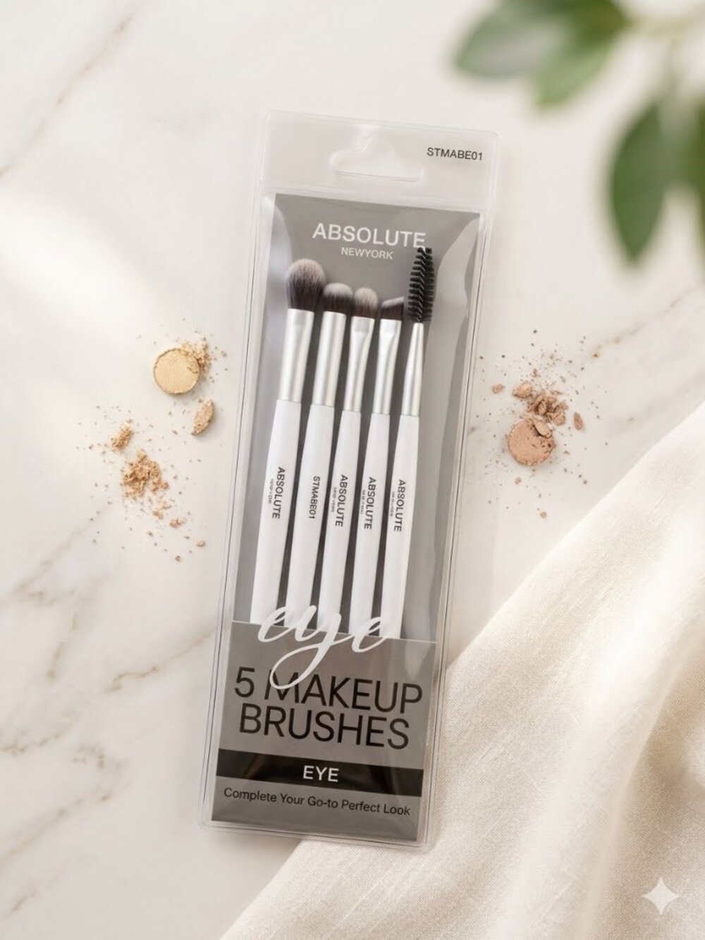 Absolute New York Poppy & Ivy 5Pc Eye Makeup Brush Set